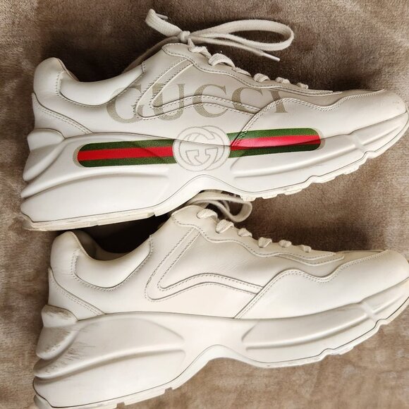 Gucci Rhyton Low Top Sneakers, Authentic - Picture 3 of 11